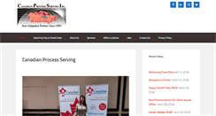 Desktop Screenshot of canadianprocessserving.com